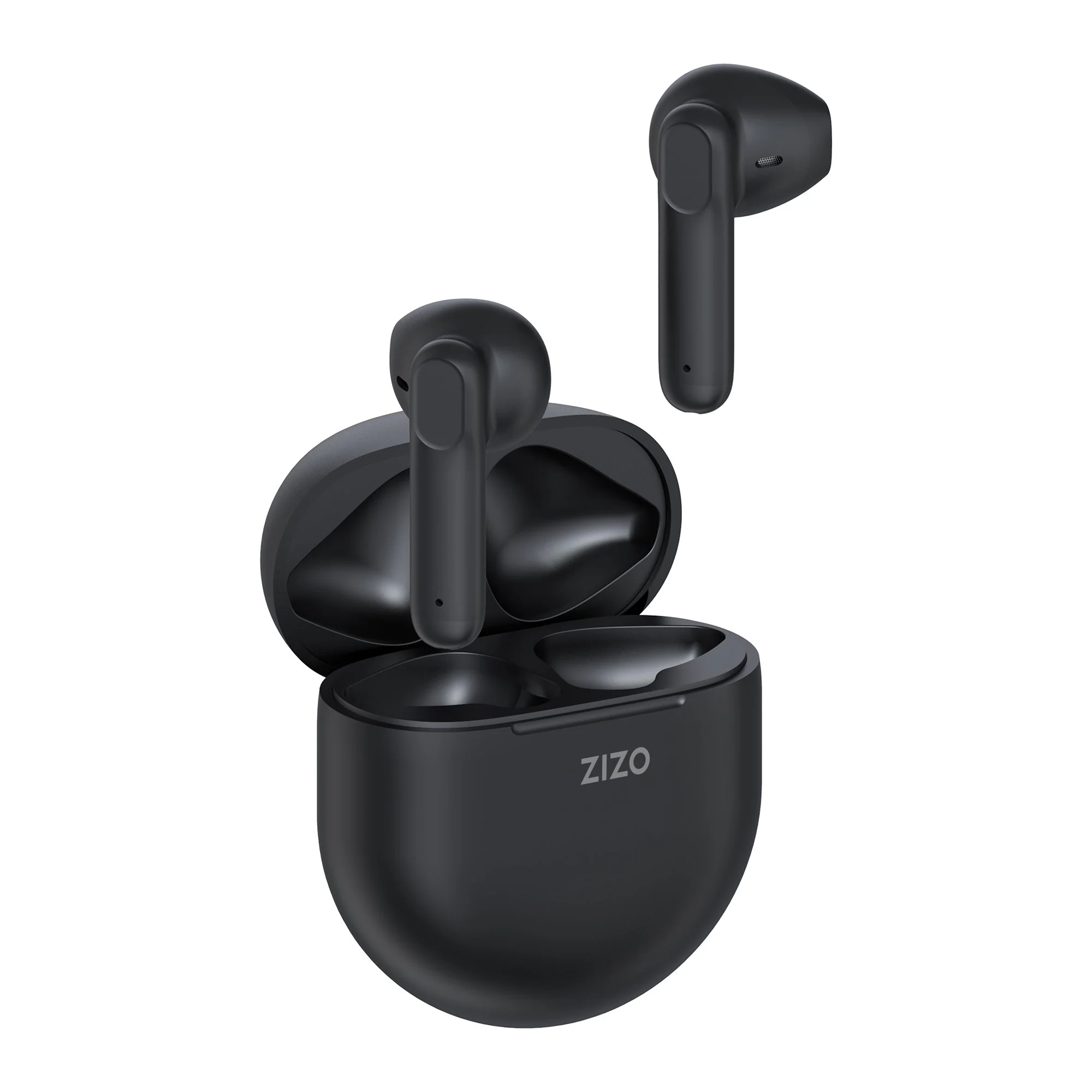 True Wireless Earbuds ブラック 本体 ZIZO PULSE Z1 True Wireless Earbuds with Charging Case - Black