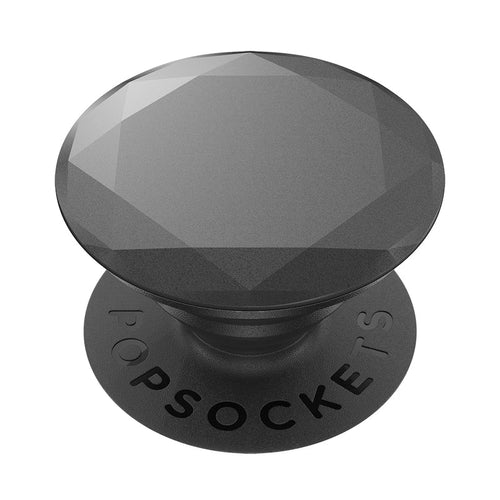 PopSockets Metallic Diamond PopGrip Phone Grip & Stand - Black