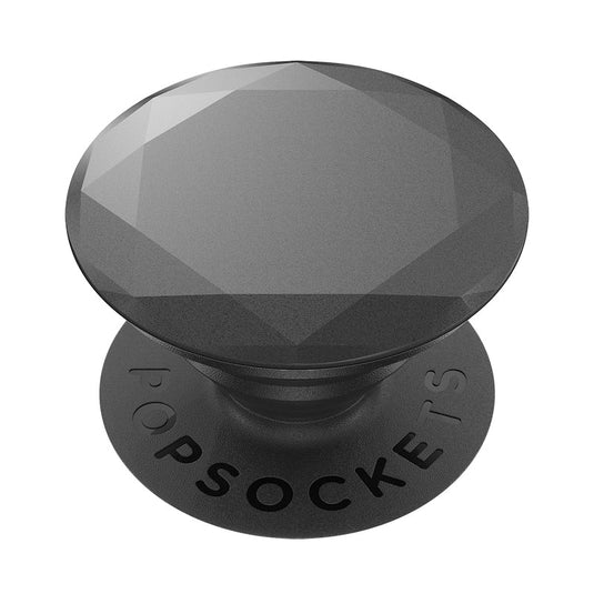 PopSockets Metallic Diamond PopGrip Phone Grip & Stand - Black