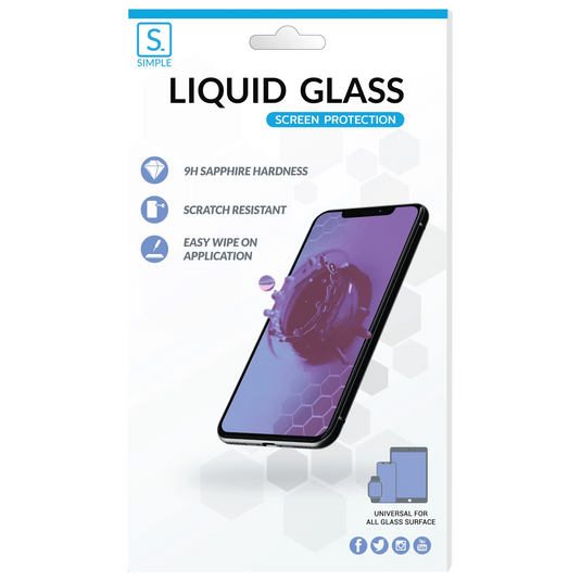 Simple Universal Liquid Glass Screen Protector - Clear