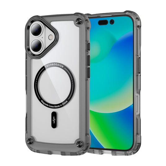 CLICK Edge Series iPhone 16 Case - Smoke