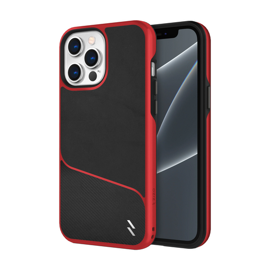 ZIZO DIVISION Series iPhone 13 Pro Max Case - Black & Red