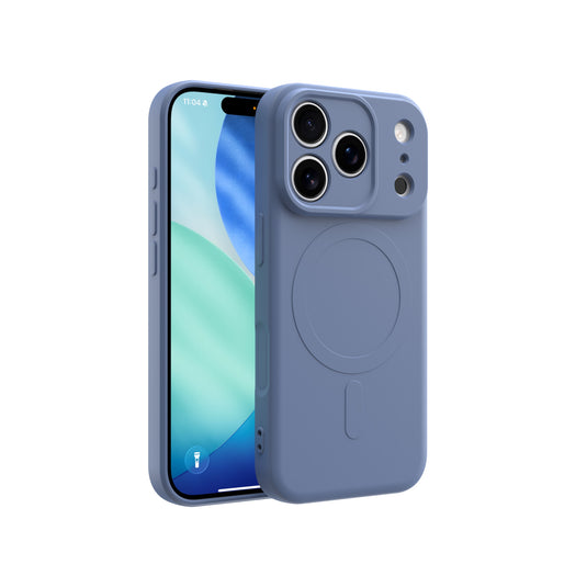 CLICK Slim Silicone MagSafe Series iPhone 17 Pro Case - Purple