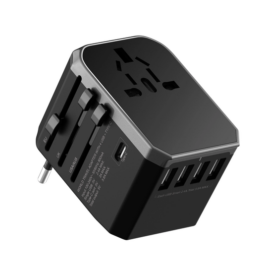 ZIZO World Travel Adapter UA301 5.6a - Black