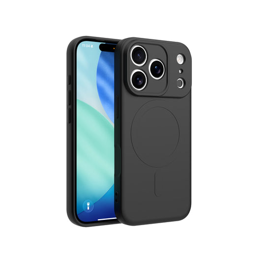 CLICK Slim Silicone MagSafe Series iPhone 17 Pro Case - Black