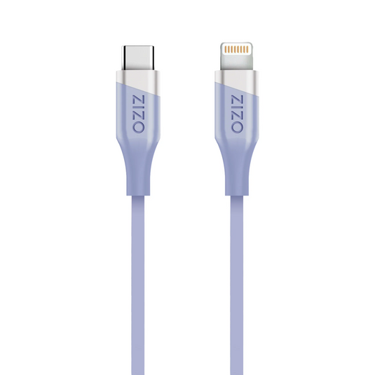 ZIZO PowerVault Cable USB-C to Lightning 6FT - Purple