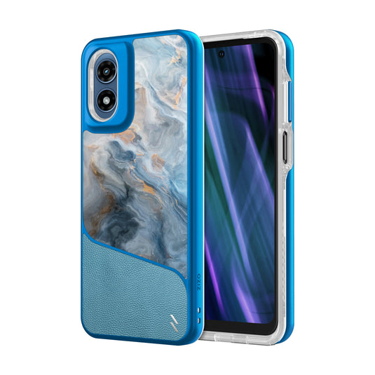 ZIZO DIVISION Series moto g Play (2024) Case - Baby Blue Marble