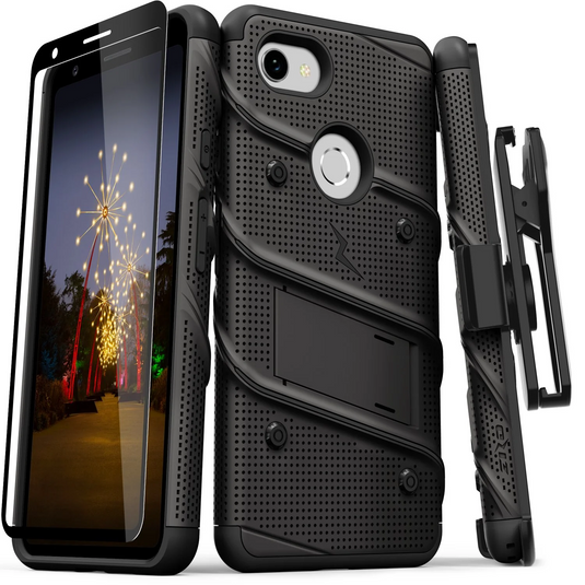 ZIZO BOLT Series Google Pixel 3a Case (Black/Black)