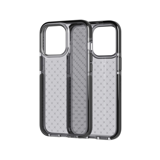 Tech21 Evo Check iPhone 13 Pro Case - Smoke Black