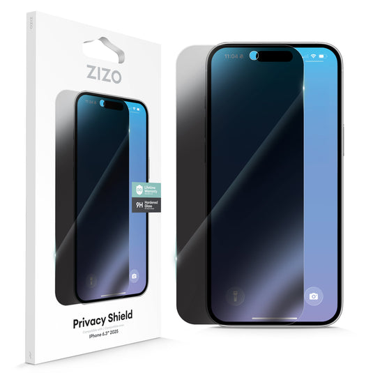 ZIZO PRIVACY Tempered Glass Screen Protector for iPhone 17 - Privacy