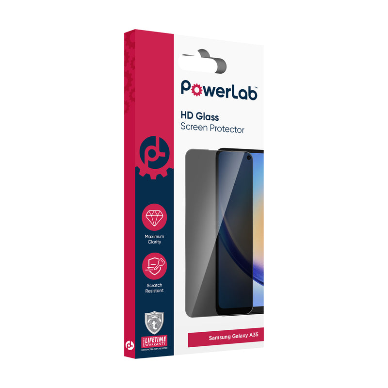 Load image into Gallery viewer, PowerLab Privacy Tempered Glass Screen Protector for Galaxy A35 - Privacy
