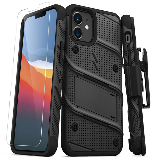 ZIZO BOLT Series iPhone 12 Mini Case - Black