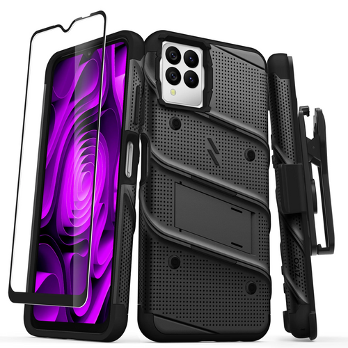 ZIZO BOLT Bundle T-Mobile REVVL 6 Pro 5G Case - Black