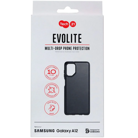 Tech21 Evo Lite Galaxy A12 Case - Black