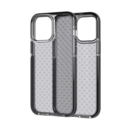Tech21 Evo Check iPhone 13 Pro Max Case - Smoke Black