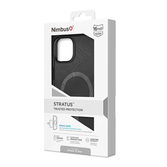 Nimbus9 Stratus iPhone 15 Plus MagSafe Case - Topography