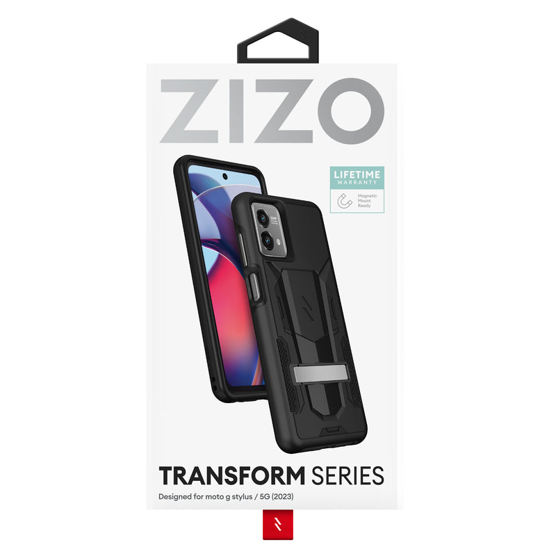 Load image into Gallery viewer, ZIZO TRANSFORM Series moto g stylus (2023) / 5G Case - Black

