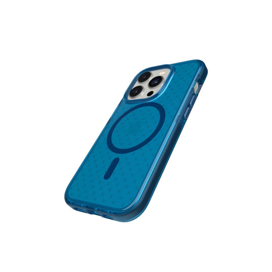Tech21 Evo Check iPhone 14 Pro Case MagSafe Compatible - Classic Blue