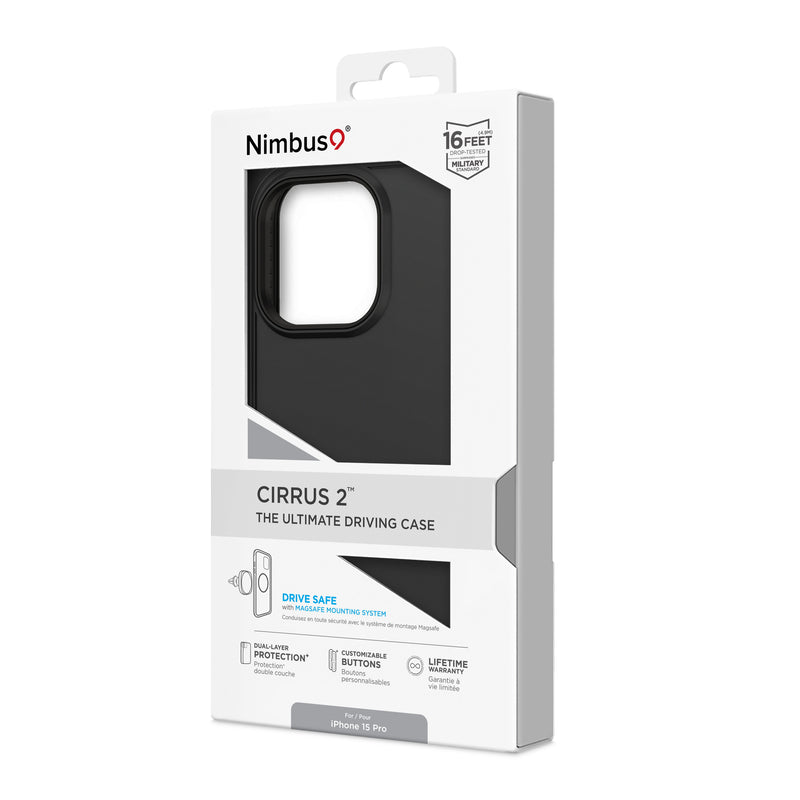 Load image into Gallery viewer, Nimbus9 Cirrus 2 iPhone 15 Pro MagSafe Case - Black
