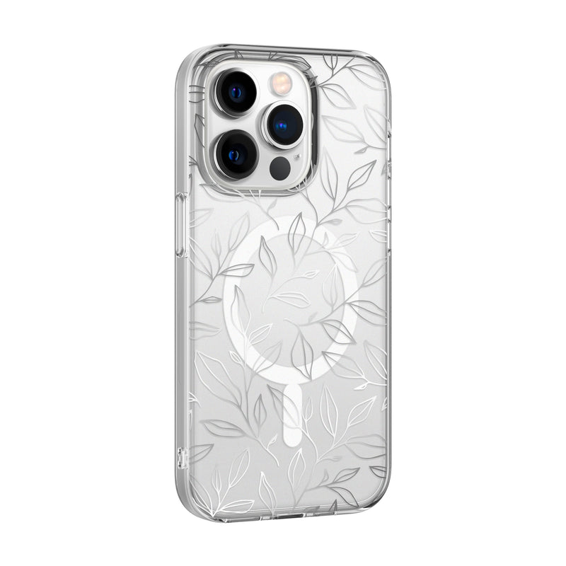 Load image into Gallery viewer, Nimbus9 Stratus iPhone 15 Pro MagSafe Case - Leaves

