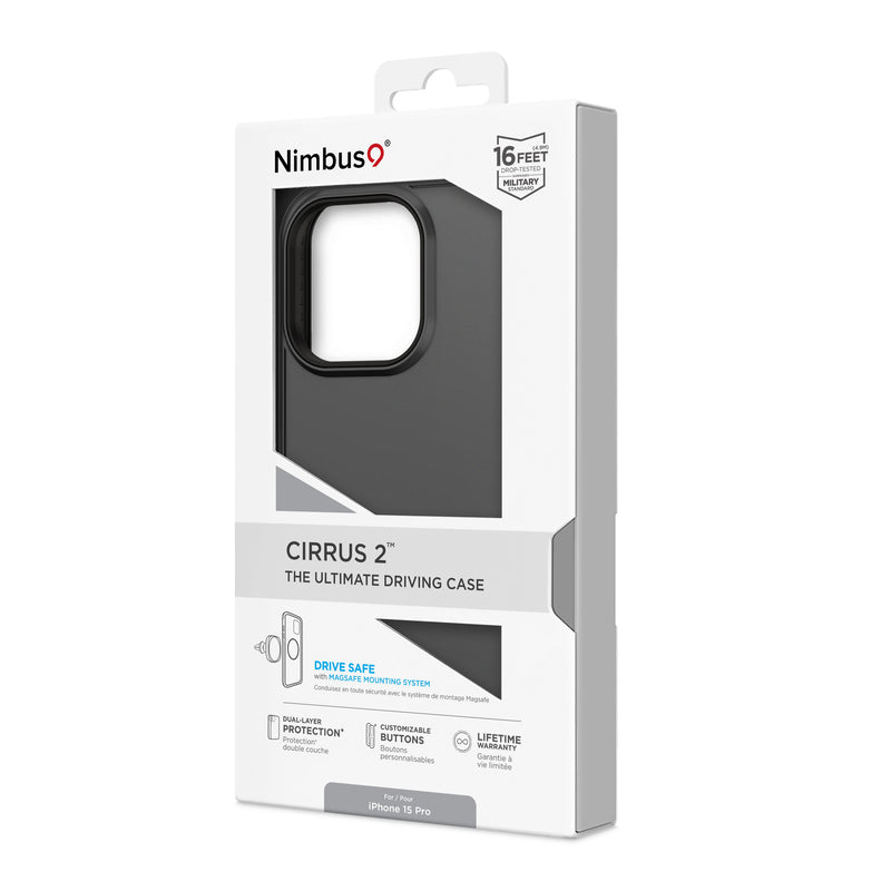 Load image into Gallery viewer, Nimbus9 Cirrus 2 iPhone 15 Pro MagSafe Case - Gunmetal Gray
