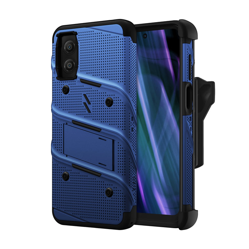 Load image into Gallery viewer, ZIZO BOLT Bundle moto g Play (2024) Case - Blue
