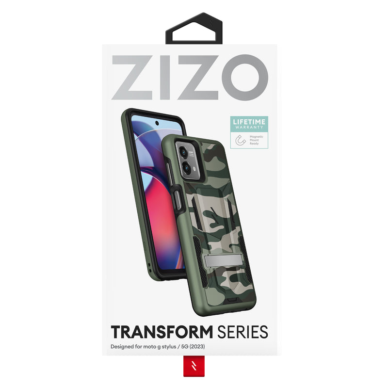 Load image into Gallery viewer, ZIZO TRANSFORM Series moto g stylus (2023) / 5G Case - Camo
