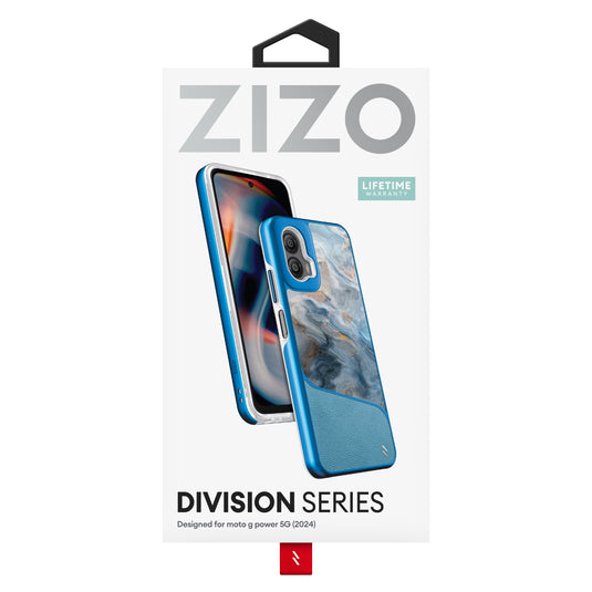 ZIZO DIVISION Series moto g power 5G (2024) Case - Marble