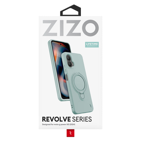 ZIZO REVOLVE Series moto g power 5G (2024) Case - Pastel Blue