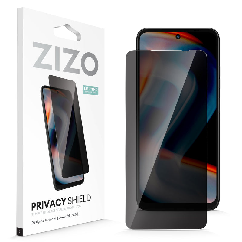 Load image into Gallery viewer, ZIZO PRIVACY Tempered Glass Screen Protector for moto g power 5G (2024) - Privacy
