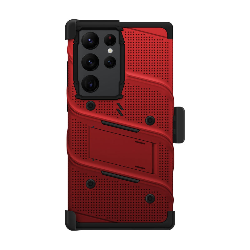 Load image into Gallery viewer, ZIZO BOLT Bundle Galaxy S24 Ultra Case - Red
