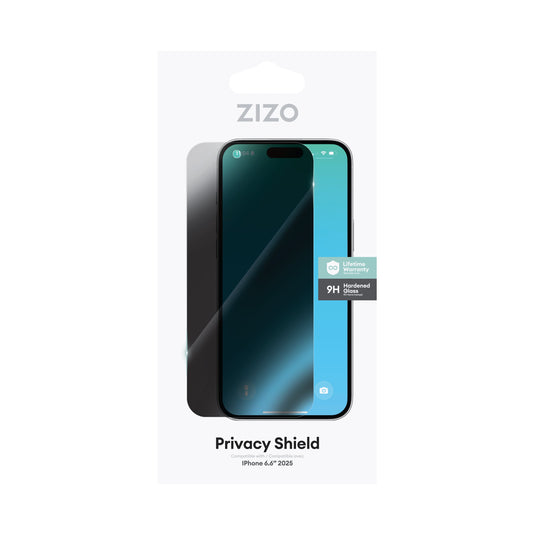 ZIZO PRIVACY Tempered Glass Screen Protector for iPhone 17 Air - Privacy