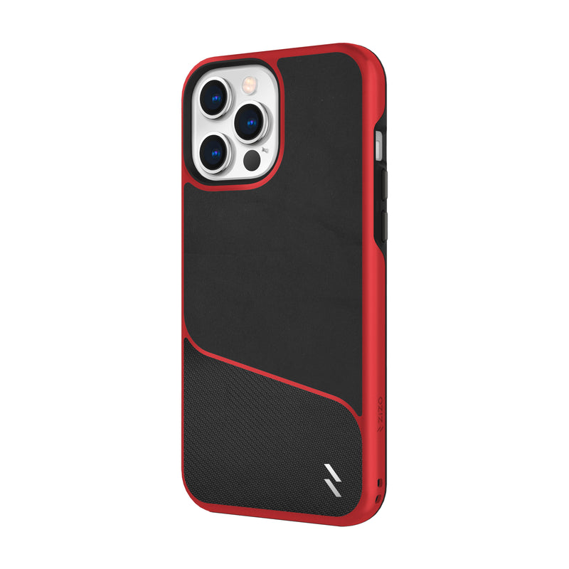 Load image into Gallery viewer, ZIZO DIVISION Series iPhone 13 Pro Max Case - Black &amp; Red
