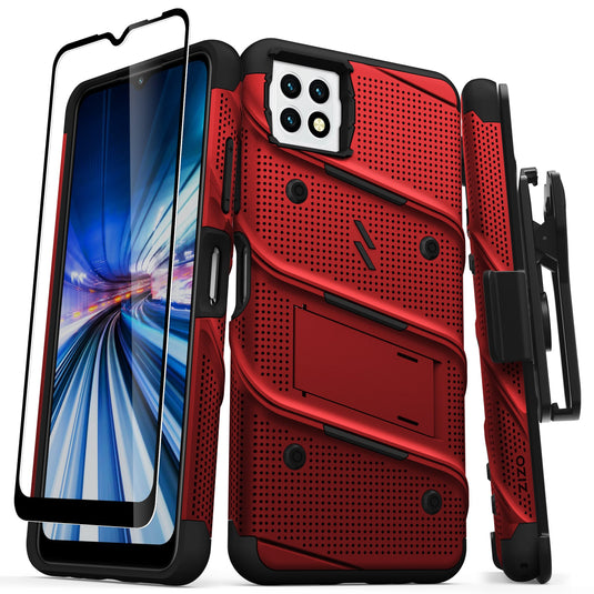 ZIZO BOLT Bundle Celero 5G Case - Red