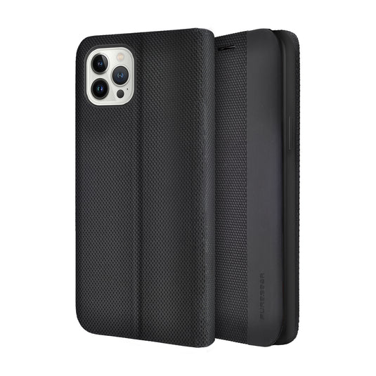 PureGear Express Folio Series iPhone 15 Pro Case - Black