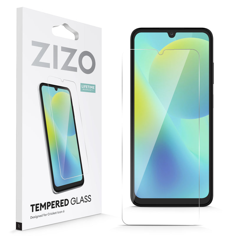 Load image into Gallery viewer, ZIZO TEMPERED GLASS Screen Protector for Cricket Icon 6 - Clear
