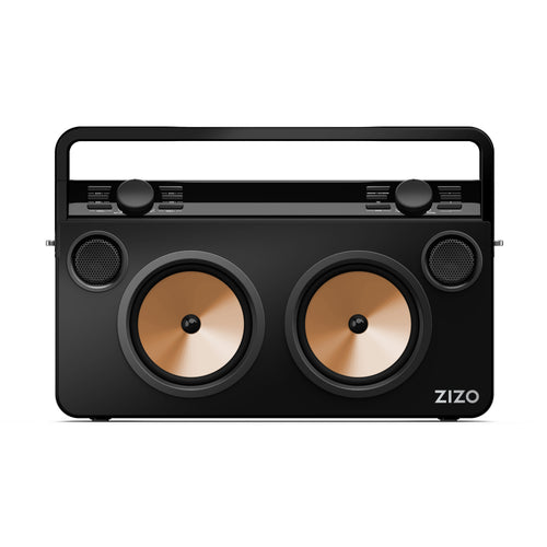 ZIZO Retro 60W Portable Wireless Speaker - Black