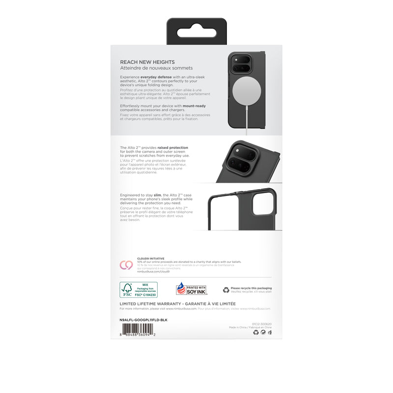 Load image into Gallery viewer, Nimbus9 Alto Google Pixel 11 Pro Fold Soft-Touch MagSafe Case - Black
