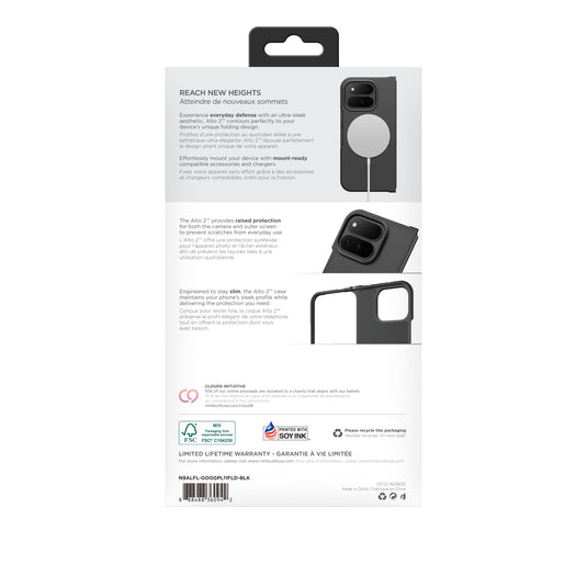 Nimbus9 Alto Google Pixel 11 Pro Fold Soft-Touch MagSafe Case - Black