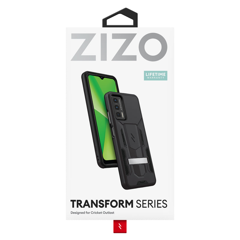 Load image into Gallery viewer, ZIZO TRANSFORM Series Cricket Outlast Case - Black
