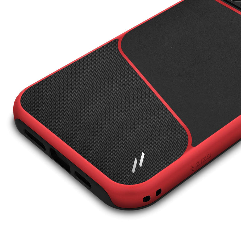 Load image into Gallery viewer, ZIZO DIVISION Series iPhone 12 Mini Case - Black &amp; Red
