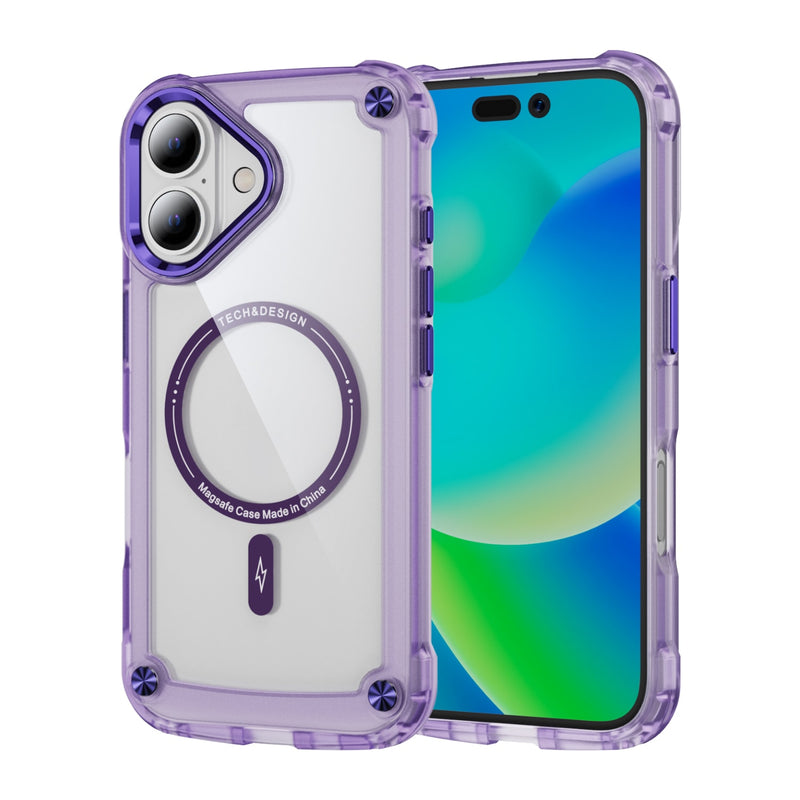 Load image into Gallery viewer, CLICK Edge Series iPhone 16 Case - Purple
