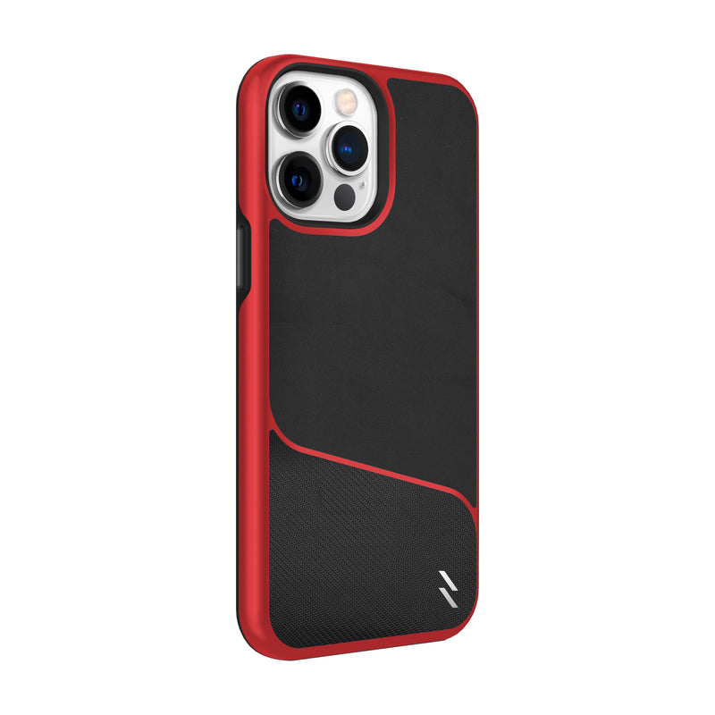 Load image into Gallery viewer, ZIZO DIVISION Series iPhone 13 Pro Max Case - Black &amp; Red
