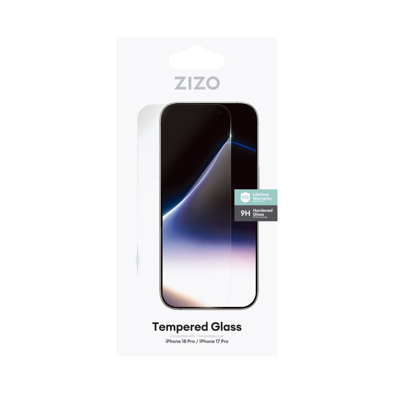Load image into Gallery viewer, ZIZO Lightning Shield iPhone 18 Pro Tempered Glass Screen Protector - Clear
