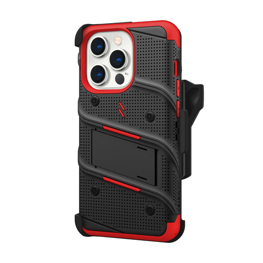 ZIZO BOLT Bundle iPhone 15 Pro Case - Red