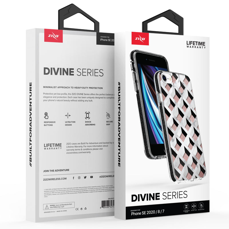 Load image into Gallery viewer, ZIZO DIVINE Series iPhone SE (3rd and 2nd gen)/8/7 Case - Geo
