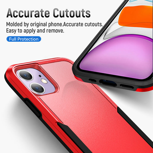 CLICK Impact Series iPhone 11 Case - Red Black