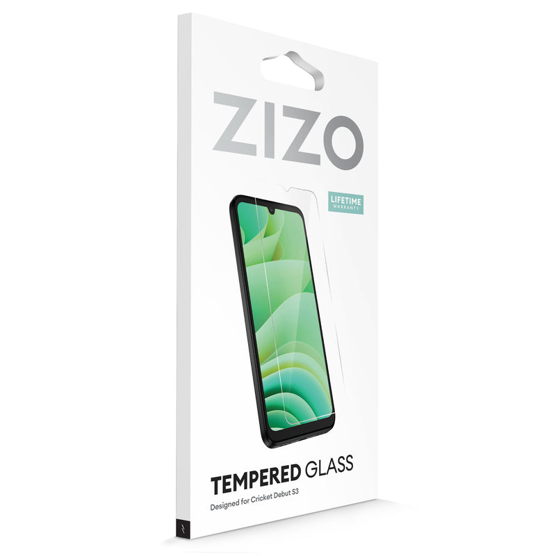 Load image into Gallery viewer, ZIZO TEMPERED GLASS Screen Protector for Cricket Debut S3 - Clear
