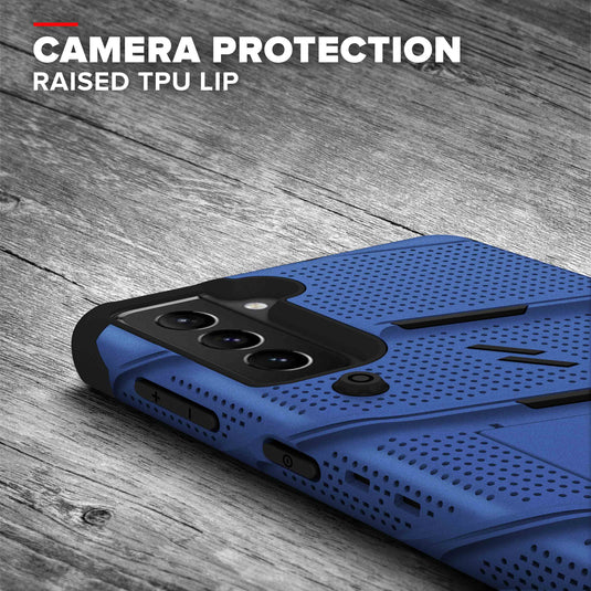 ZIZO BOLT Series Galaxy S21+ 5G Case - Blue & Black