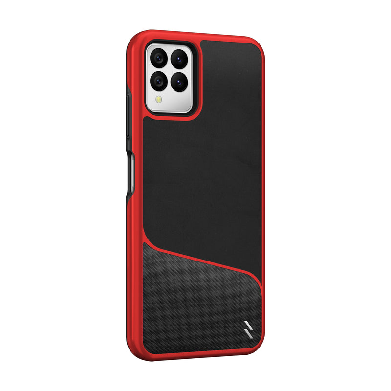 Load image into Gallery viewer, ZIZO DIVISION Series T-Mobile REVVL 6 Pro 5G Case - Black &amp; Red
